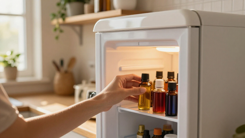 essential oil refrigerator mini cooler