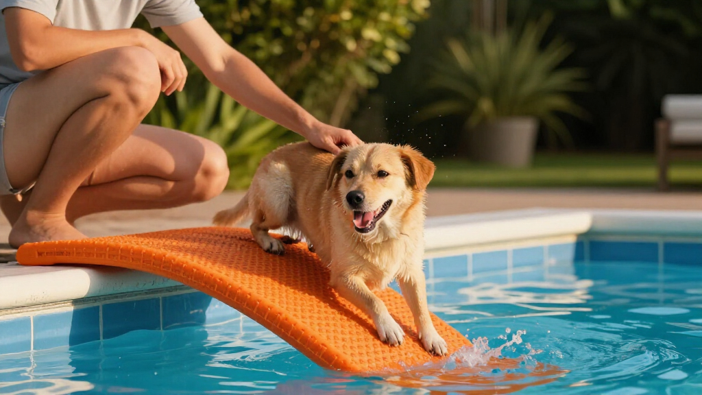 dog pool ramps for easy entry
