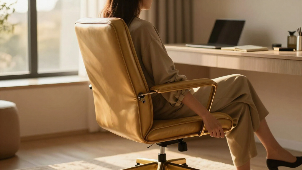 quiet rolling office chair high end