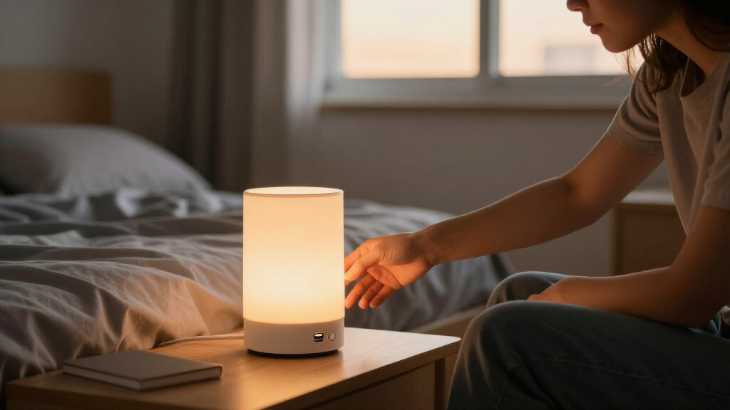 best dorm room bedside lamp with usb