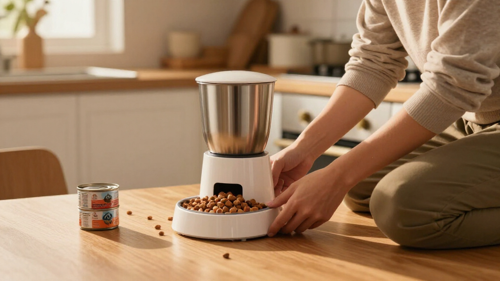 automatic feeder for wet food