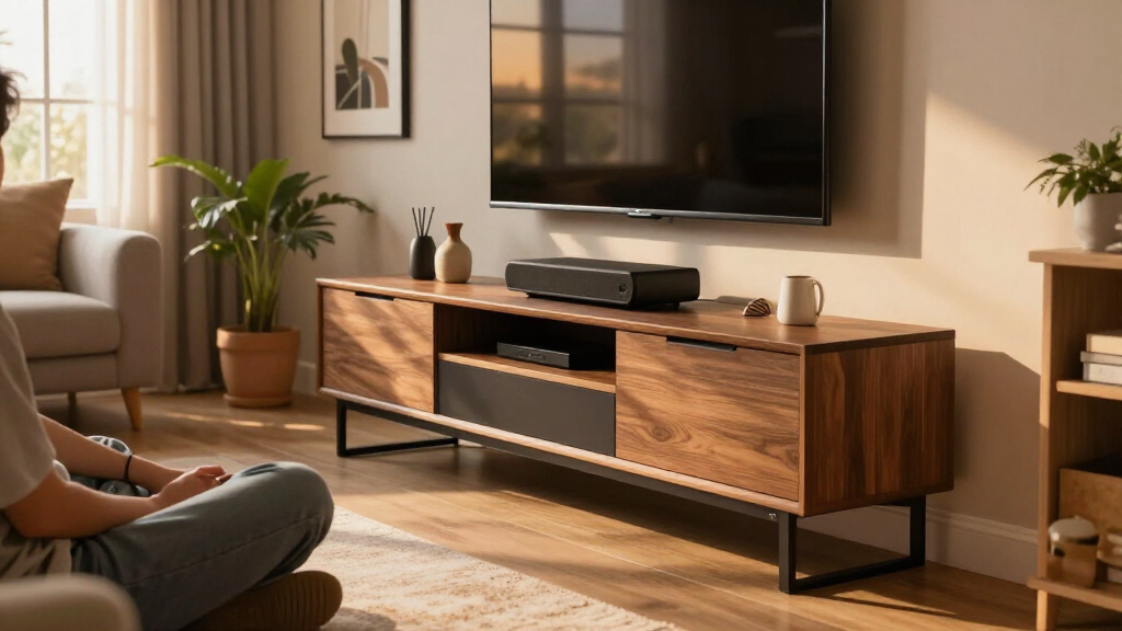 corner media consoles for home theater