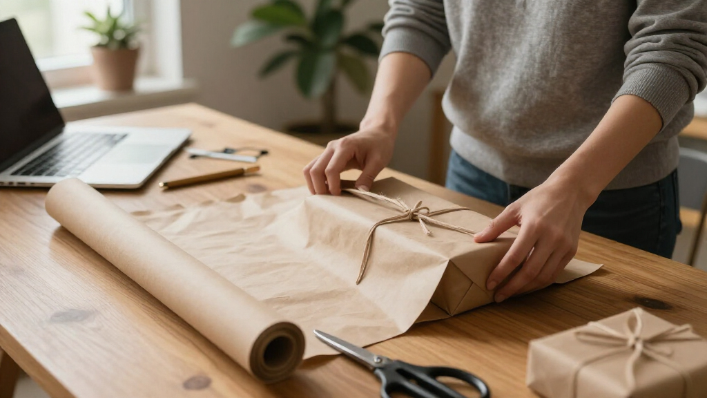 plain brown wrapping paper