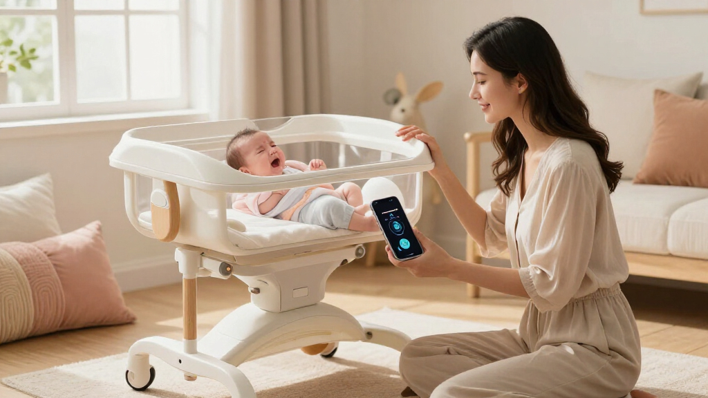 auto rocking bassinets with cry detection