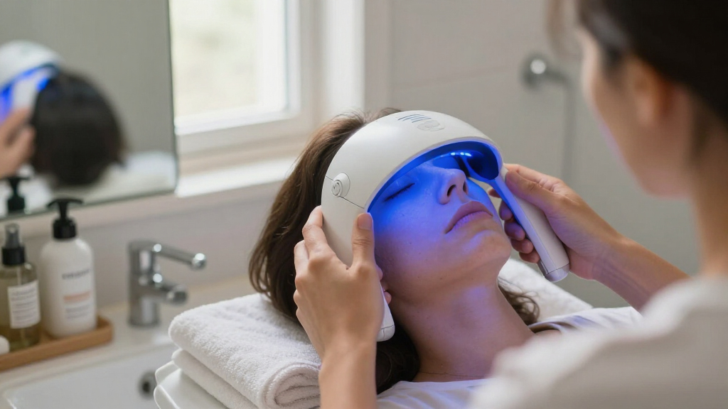 best blue light therapy device for acne