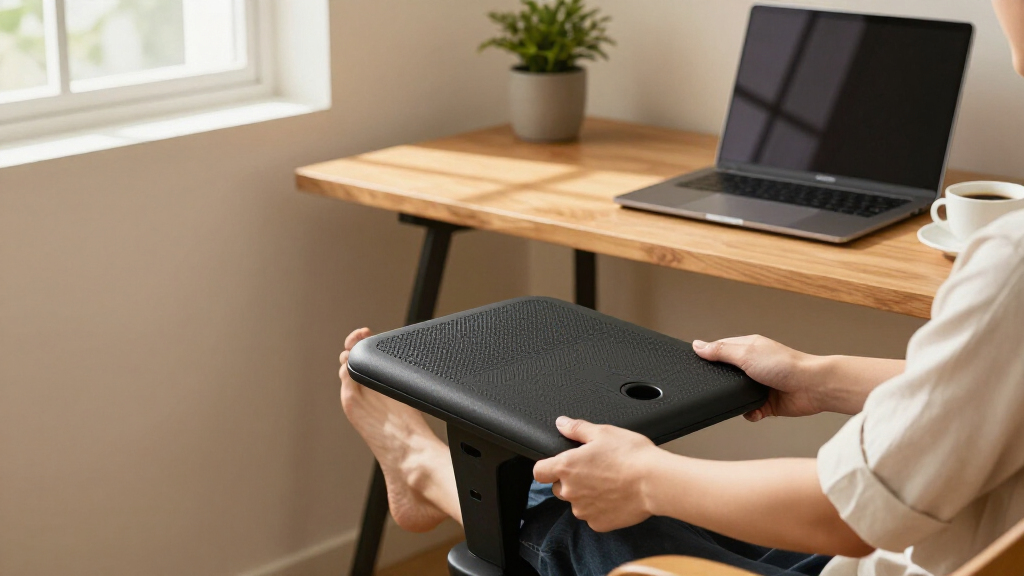 ergonomic footrest for desk