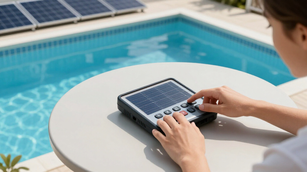 solar-powered pool fountains
