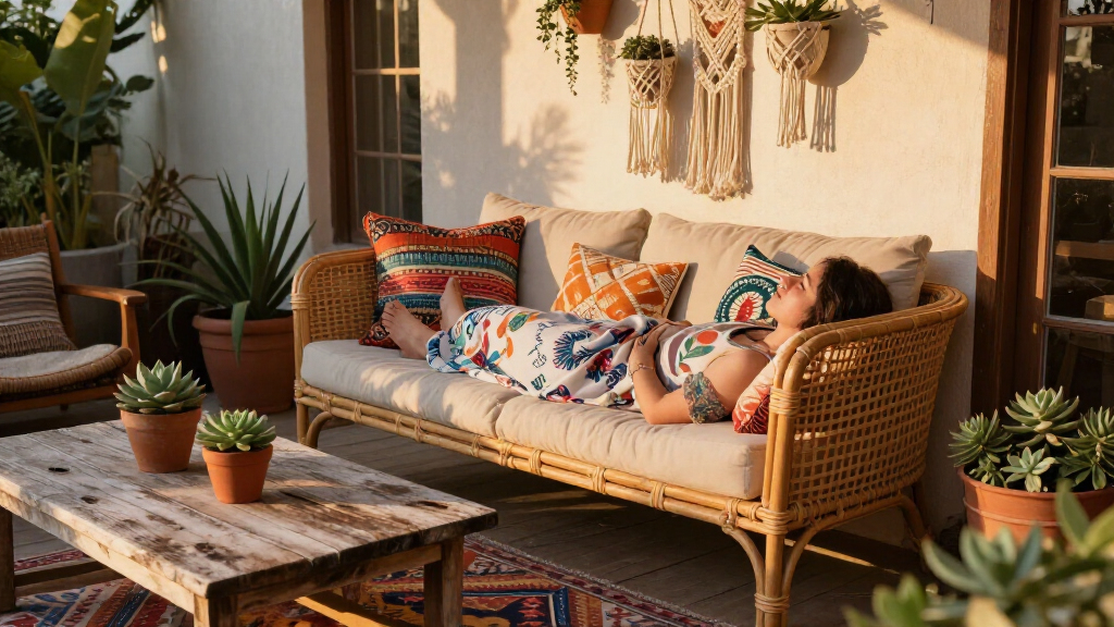 boho outdoor furniture