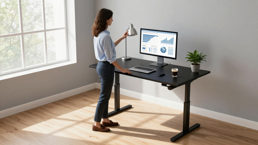 best executive standing desk for CPA office