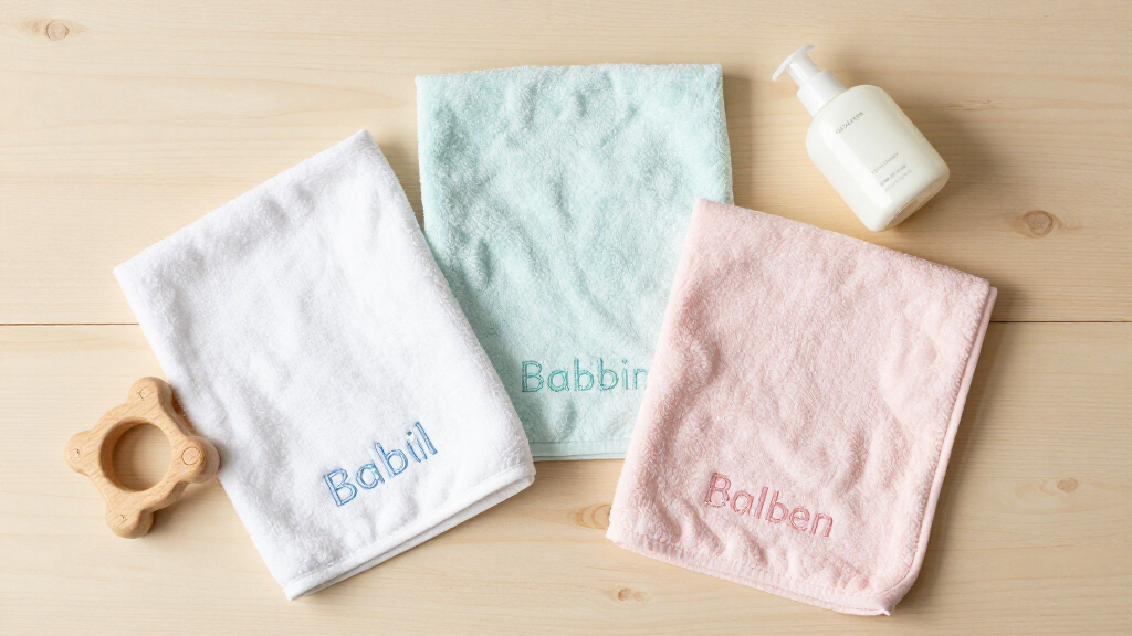 personalized baby washcloths