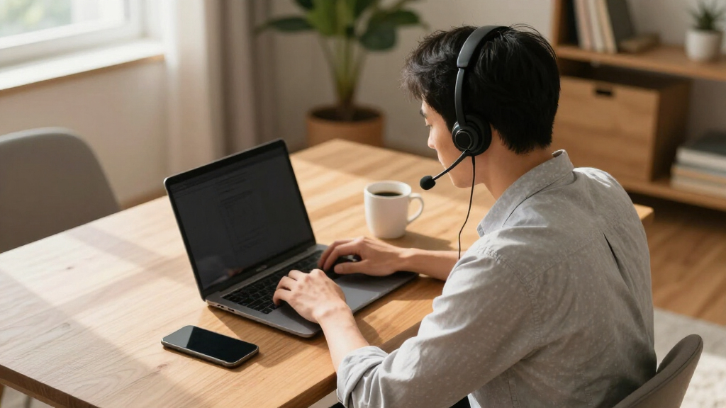 best business headset with boom mic for support teams