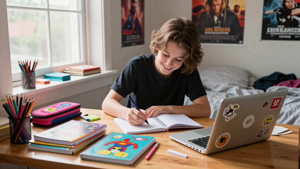 pop culture-themed school supplies