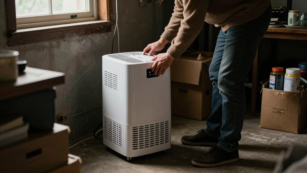 desiccant dehumidifier for cold basements