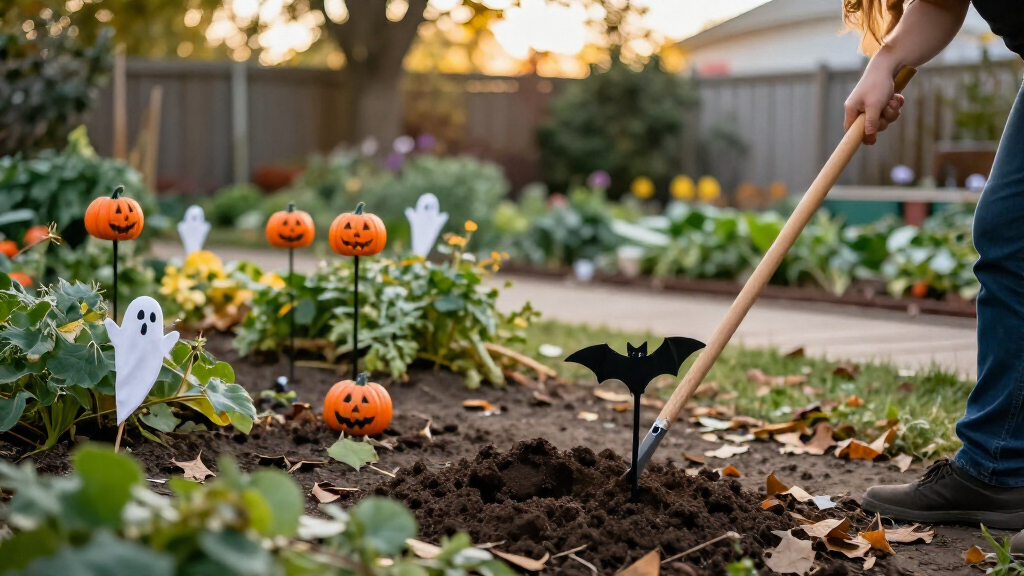 Halloween outdoor garden stakes