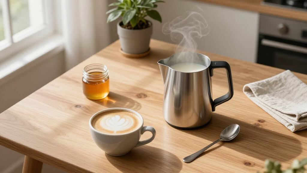 electric milk frother for lattes