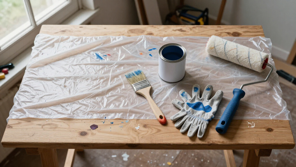 plastic drop cloths for painting