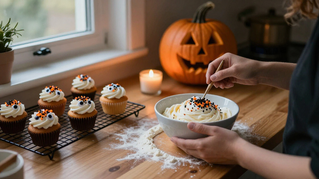 Halloween baking supplies