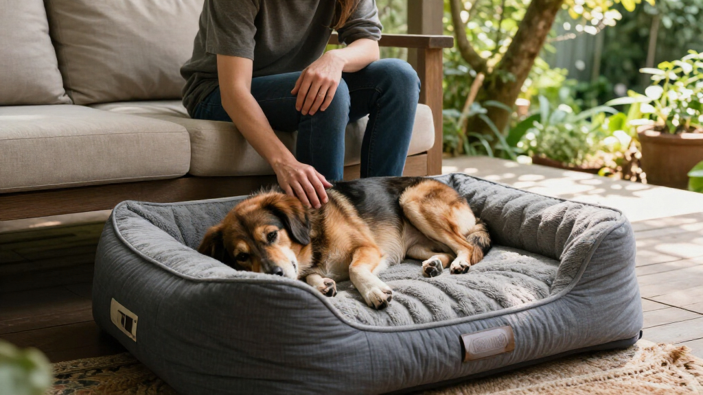 best cooling orthopedic dog bed for hot sleepers