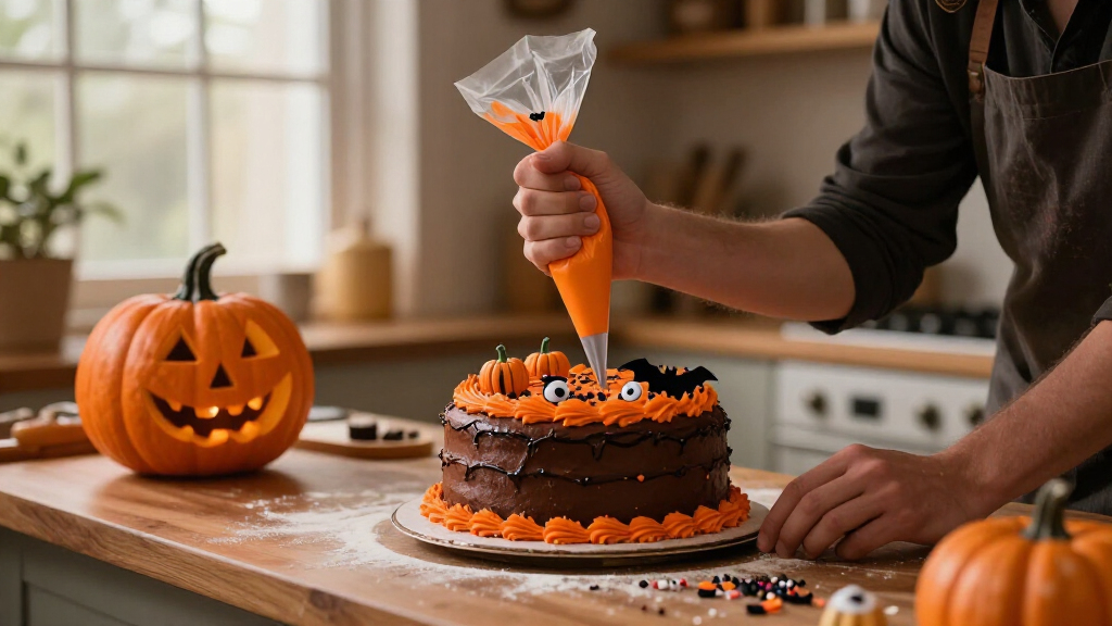 Halloween cake decorating supplies