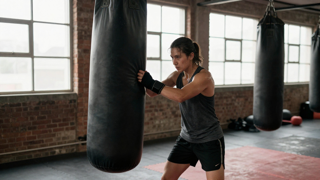 double ended punching bag