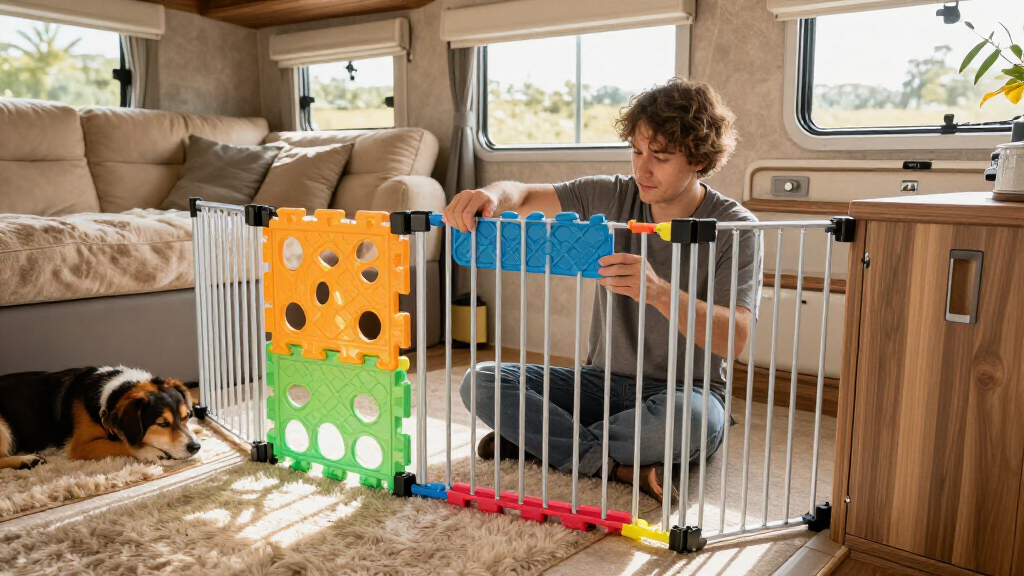 best modular RV dog gate system