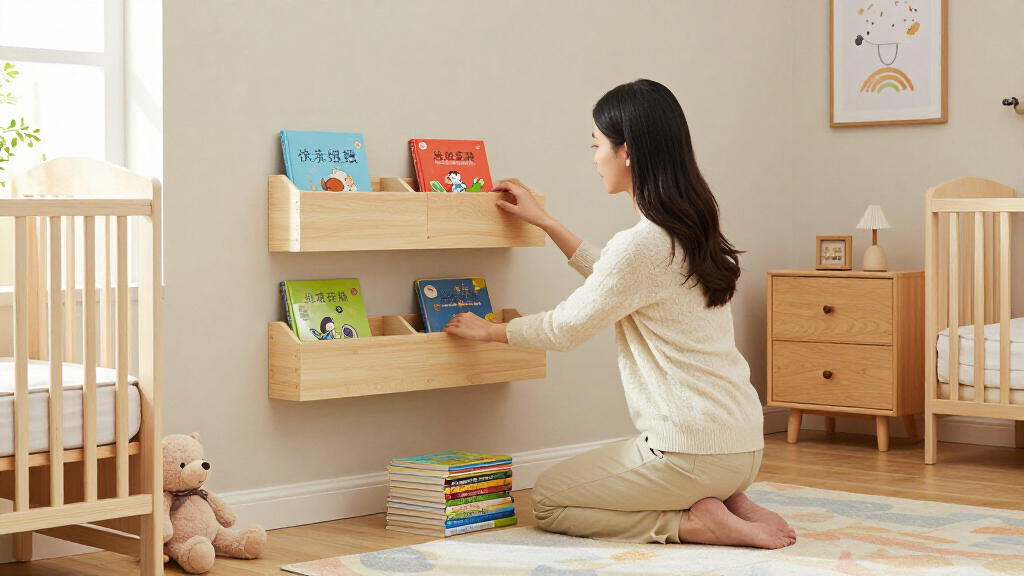 best nursery bookshelves for small spaces