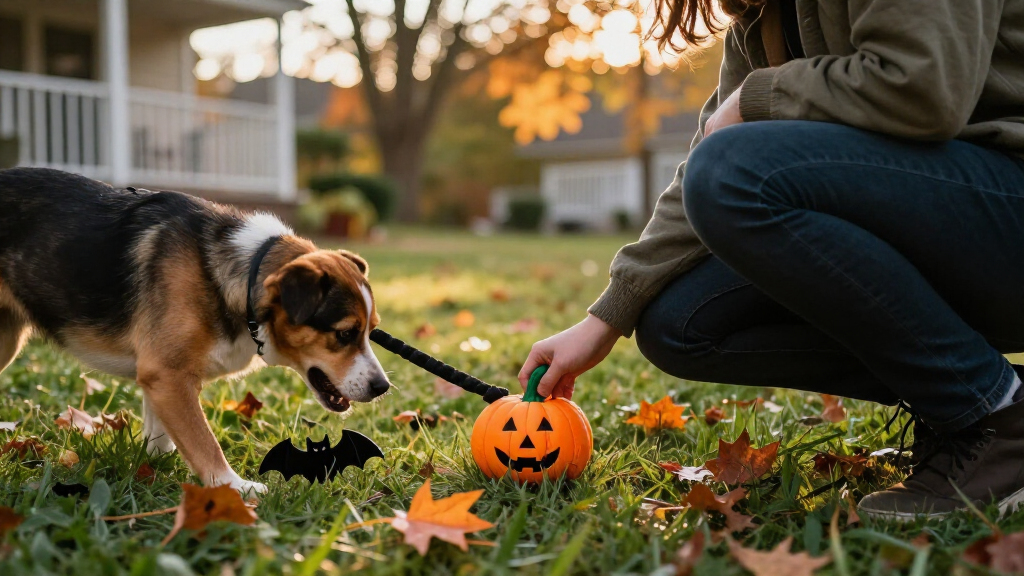 Halloween dog toys