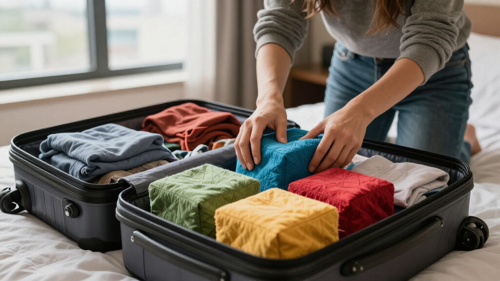 packing cubes for organized travel