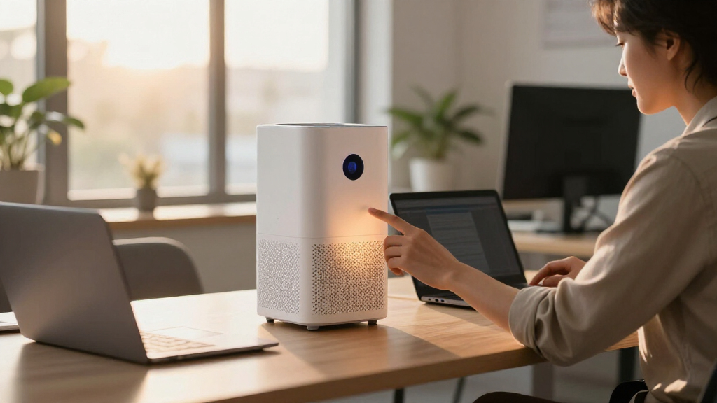 air purifier for office and workstation safety