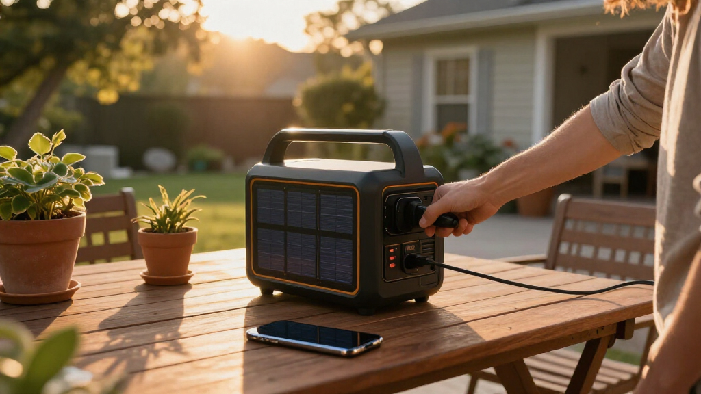 portable solar backup generators
