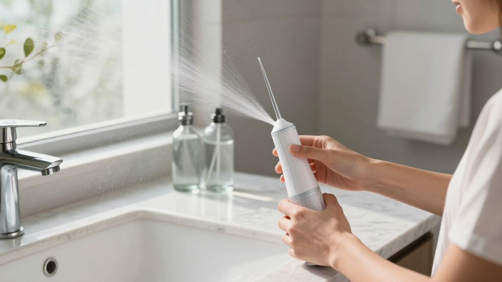 countertop water flosser professional strength