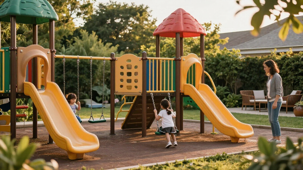 premium outdoor play equipment sets