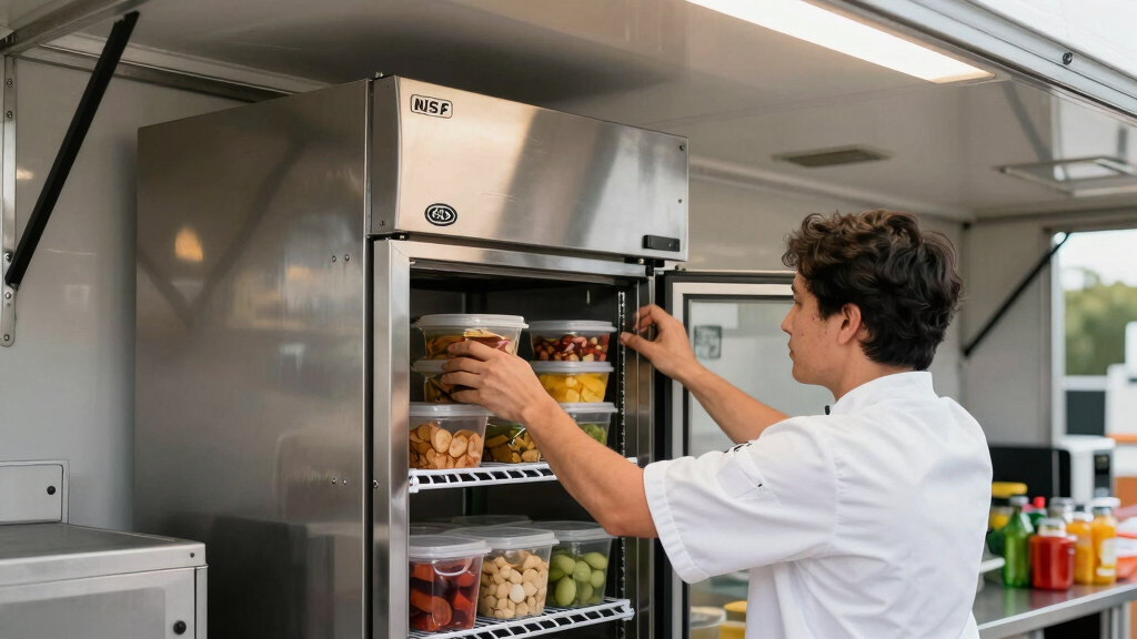 best NSF commercial refrigerators for food trailers