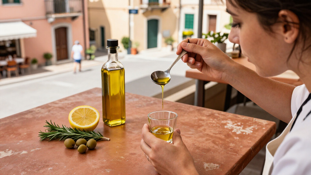 Tell a lively throat tickle from an oil that has gone stale