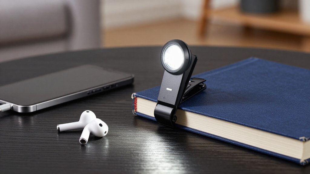 rechargeable book lights clip on