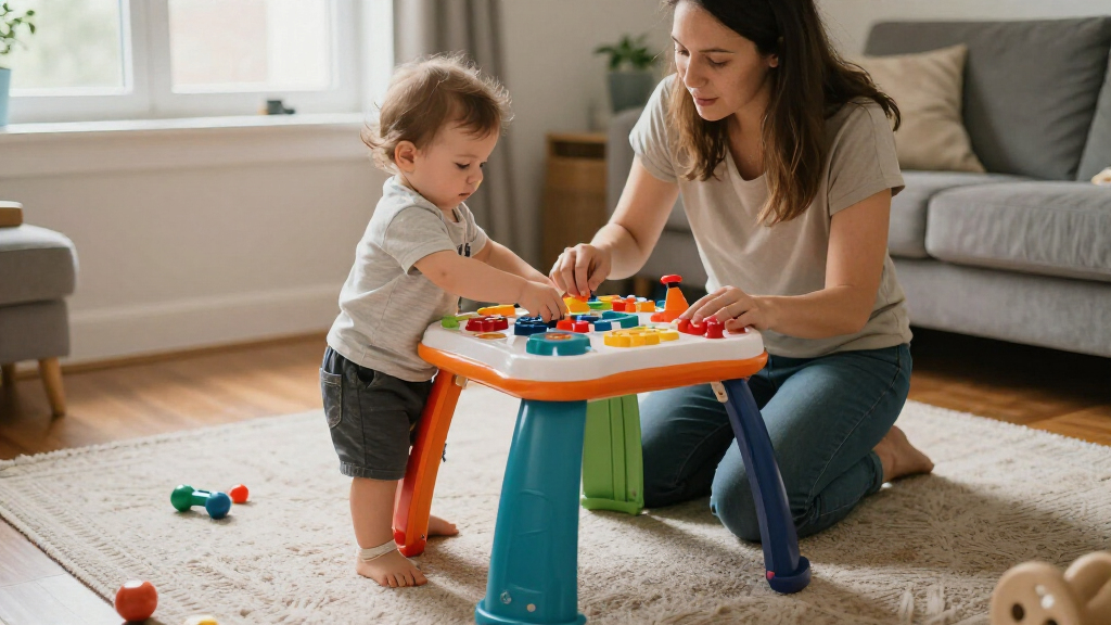 baby activity table for 1 year old