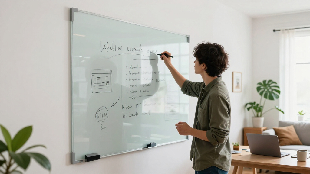 best home office whiteboard glass board