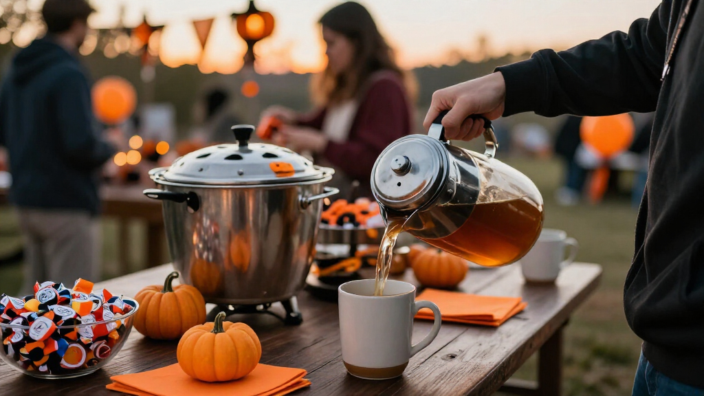 coffee urns for Halloween parties
