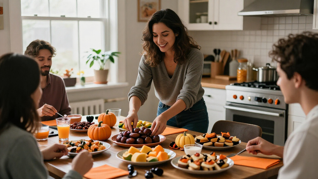 halal Halloween party food platters