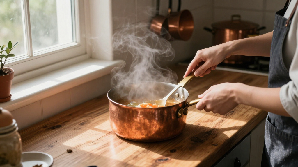 copper core pots and pans