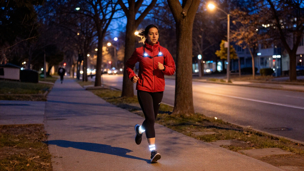 running safety lights for night runs