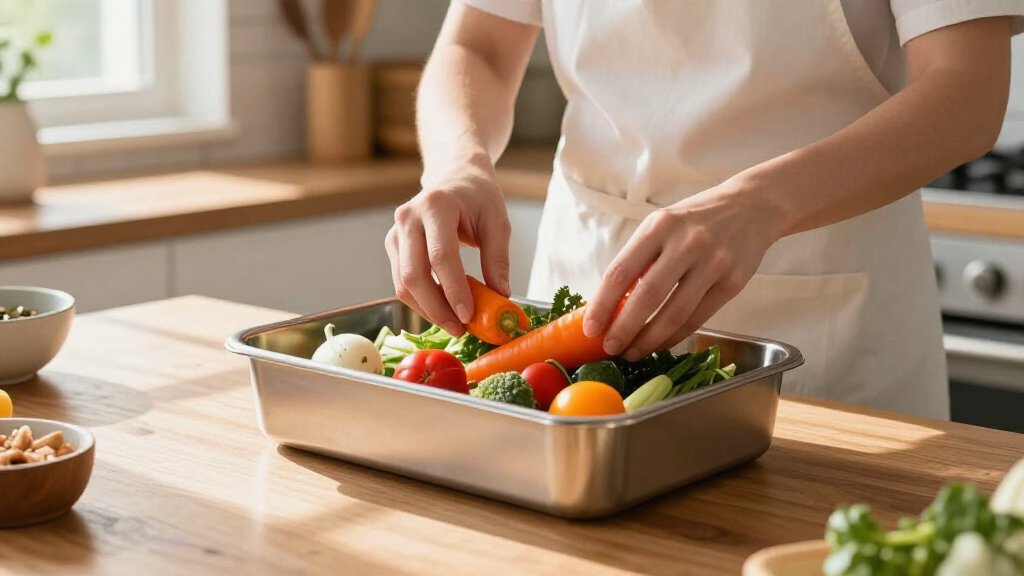 stainless steel bakeware set for healthy baking