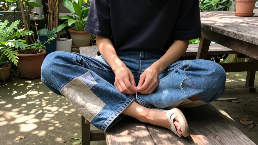 best sustainable baggy pants and jeans