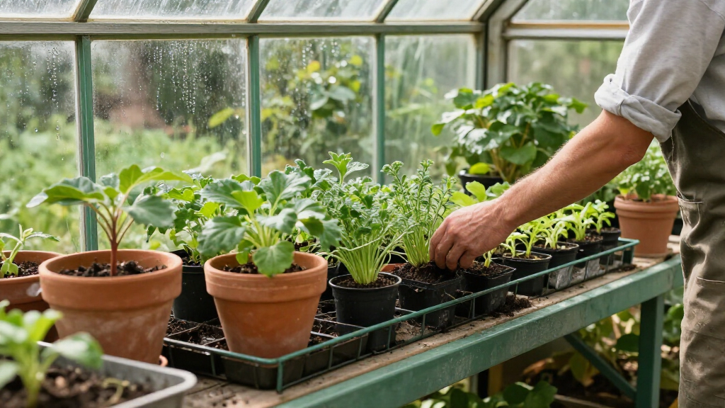 greenhouse shelving units
