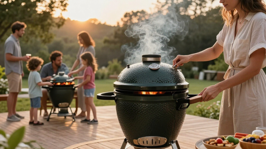 best ceramic kamado grill for families