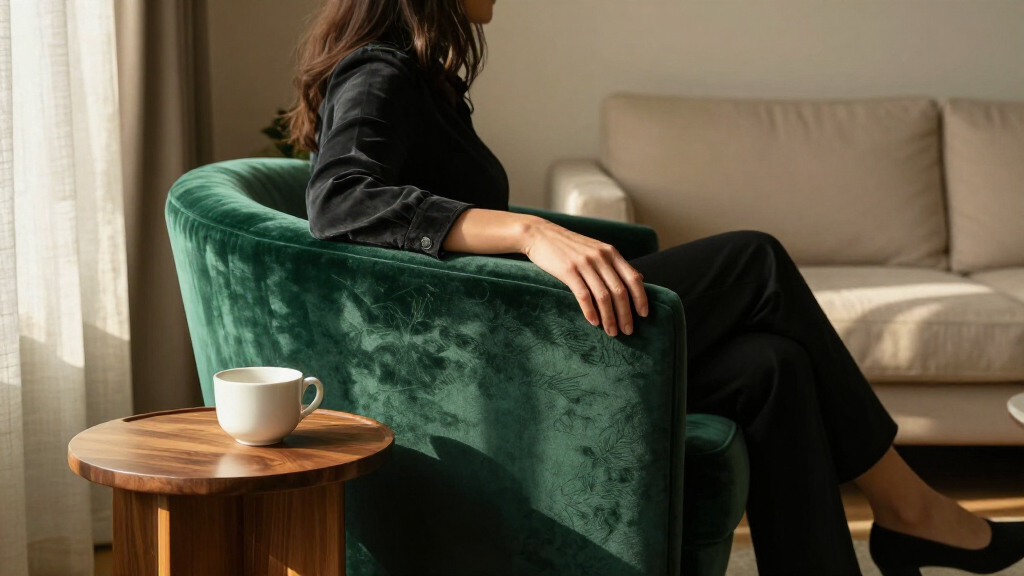 velvet accent chairs