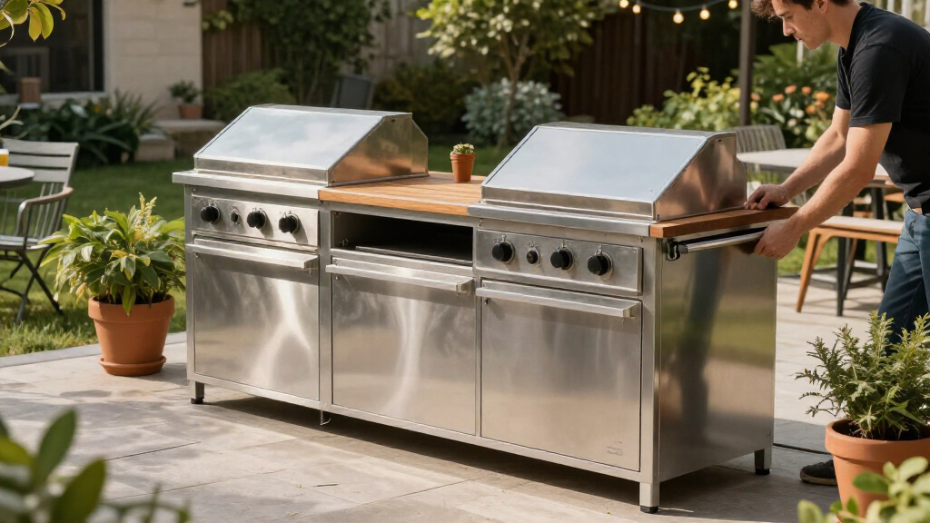 best outdoor kitchen cabinet set modular