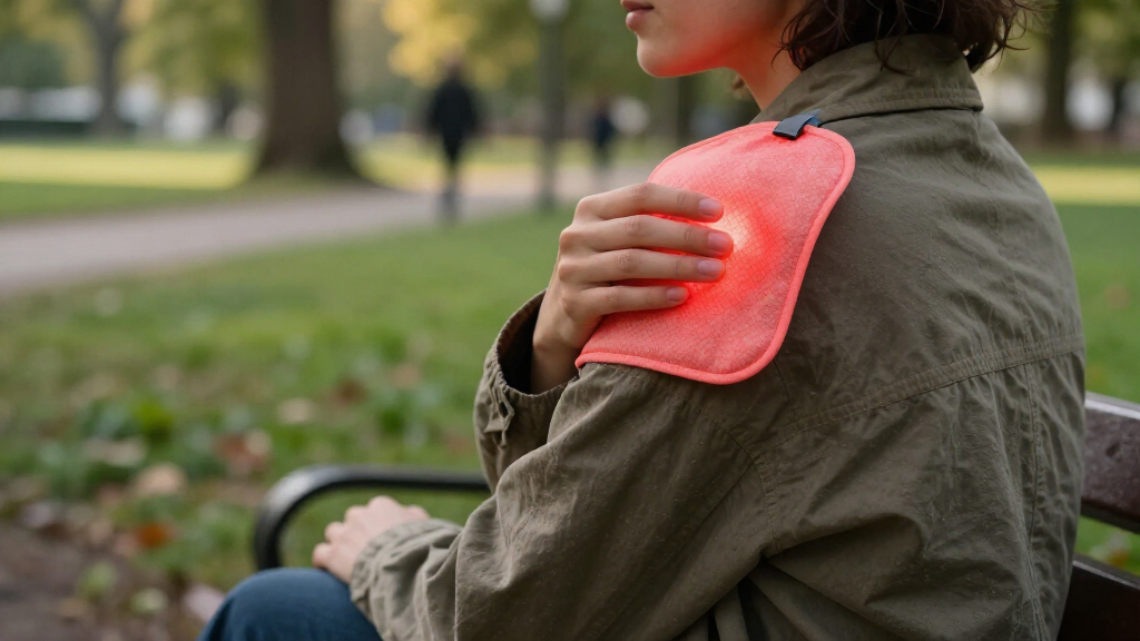 Infrared red‑light therapy pad