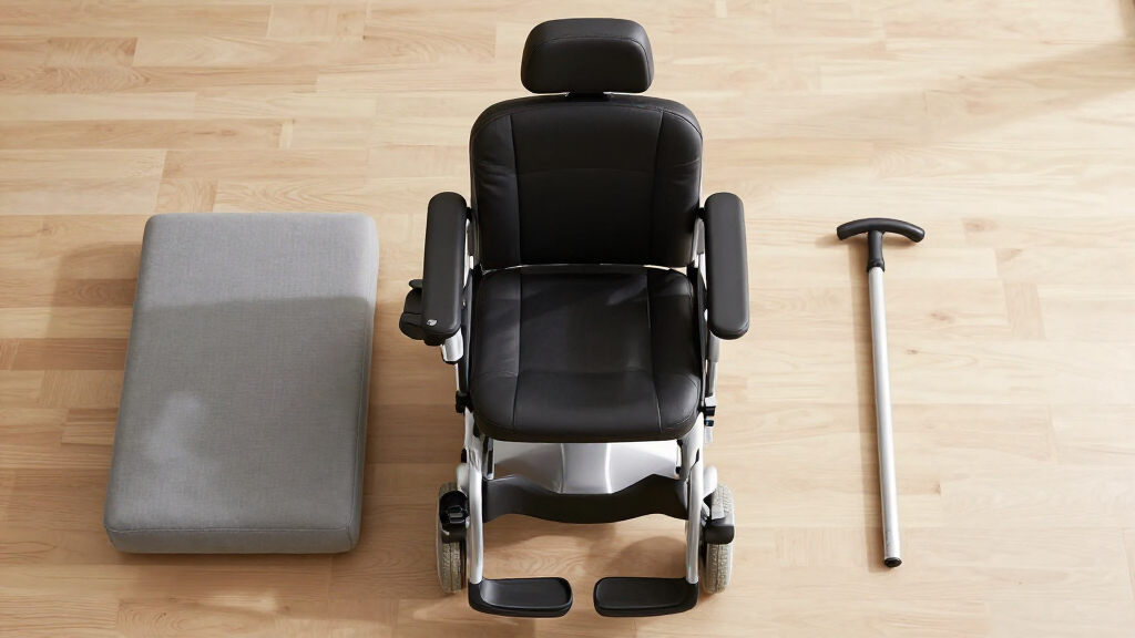power wheelchair with tilt and headrest