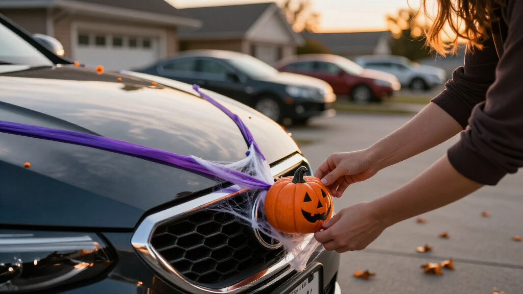 Halloween car decorations